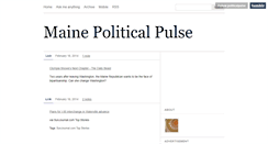 Desktop Screenshot of politicalpulse.sunjournal.com